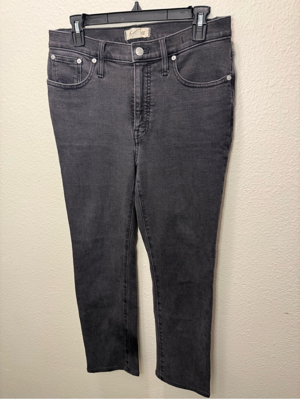 Madewell Charcoal High-Rise Skinny Jeans